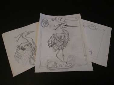 Fledgling sketches hatching out...