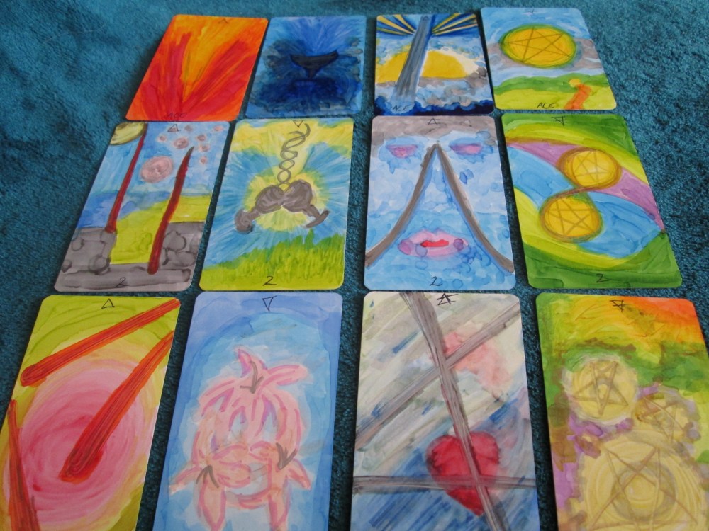 Mrs Sealey's Tarot Deck... Work in progress...